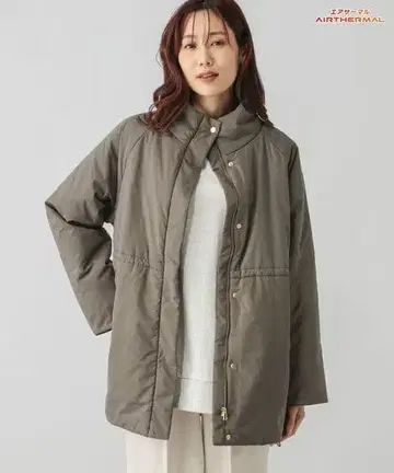 GLOBALWORK 워셔블 라이트 웜 스탠드 코트