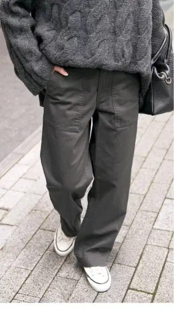 스픽 앤 스팬 루즈 베이커 팬츠 38 네이비