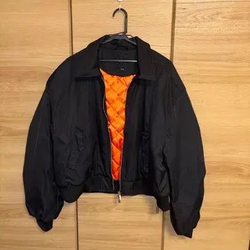 MA-1 봄버 자켓 블랙 Cotton:on