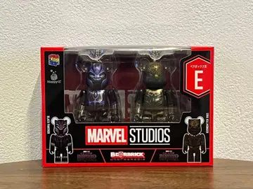 MARVEL STUDIOS BE@RBRICK 블랙팬서 2체 세트