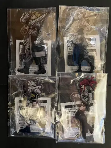 namco 한정판 가치액터 스탠드 포함 아크릴 플레이트 전 4종 세트