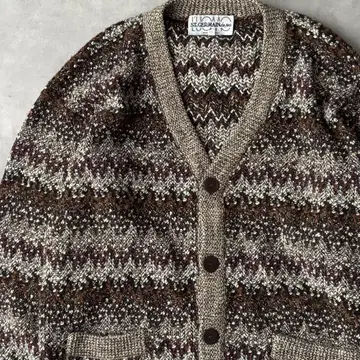 15014 USED 이탈리아제 뜨개질 니트 가디건