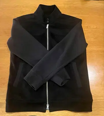 다케오 키쿠치 더블 집업 블루종 점퍼 스트레치 블랙 M