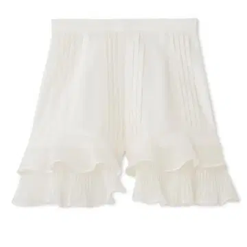 스나이델 오간자 숏팬츠 화이트 1