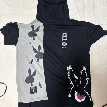 BuBBzu 아트 프린트 후드티