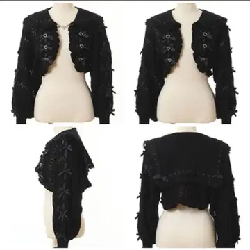 LIZLISA 미니 가디건 [블랙]