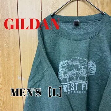 TQ145 [US 수입 ] GILDAN(길단) 맨투맨 [남성용 L] 그린