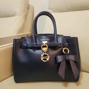 사만사 타바사 네이비 핸드백