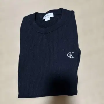 Calvin Klein Jeans 네이비 긴팔 스웨터 M