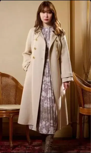 Herlipto Siena River Long Coat 리버 코트