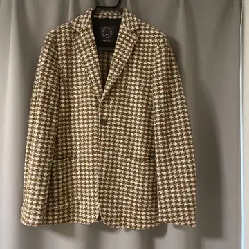 이탈리아제 브라운 하운드 투스 자켓