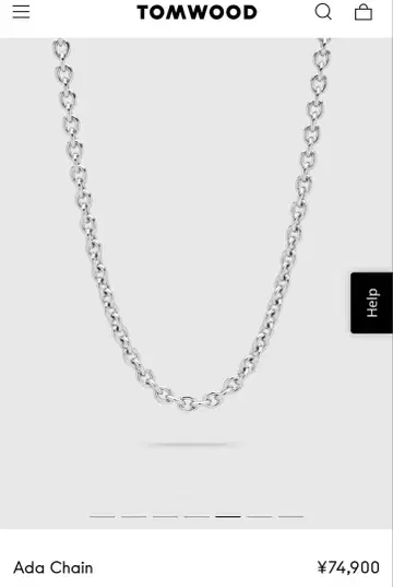 TOMWOOD Ada Chain 목걸이