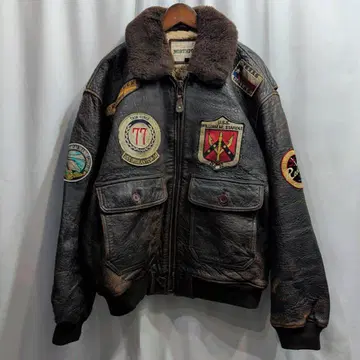 [ size:5 ] 노스포인트 G-1 플라이트 자켓 양가죽 보아