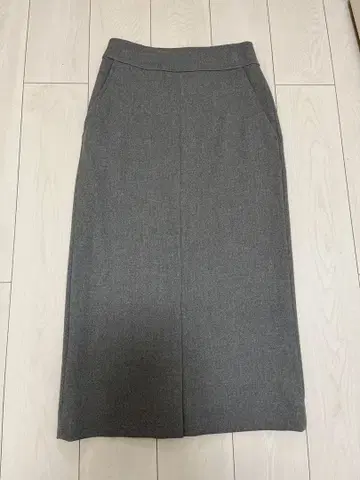 그레이 타이트 스커트 36