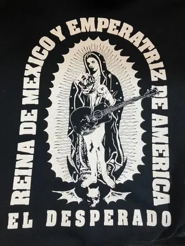 엘 데스페라도 과달루페의 성모 후드티 XL