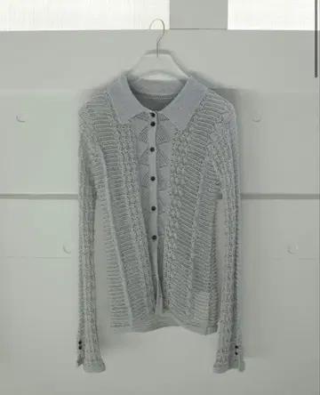 anuke mix knit shirts 아이스 블루