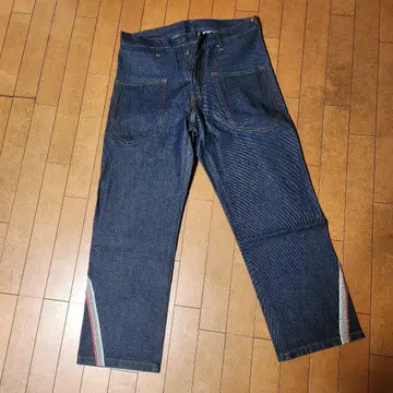 EVISU 스트라이프 디자인 데님 팬츠 34 사이즈