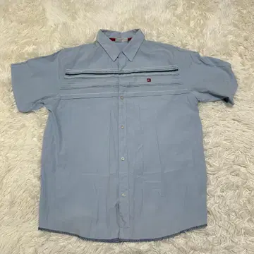 Quiksilver 퀵실버 반팔 셔츠 남성용 블루