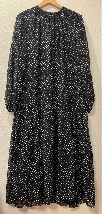 IENA 도트 티어드 원피스