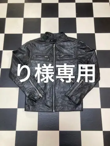 싱글 라이더 가죽 자켓 사이즈 S