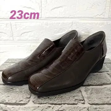 살롱 드 그레이 슬립온 슈즈 컴포트 다크 브라운 23cm