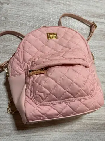 Rady 퀼팅 핑크 백팩