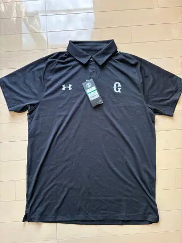 언더아머 GIANTS 블랙 피케 셔츠 LG