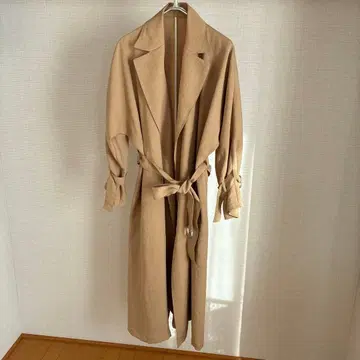 유나이티드 애로우즈 얇은 소재 롱 트렌치코트