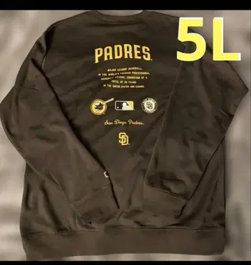 택 포함 새상품 MLB 파드레스 트레이닝복 5L 백 프린트 맨투맨