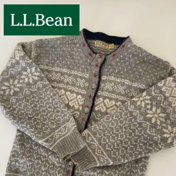 L.L.Bean 노르딕 무늬 스웨터 M 미국제