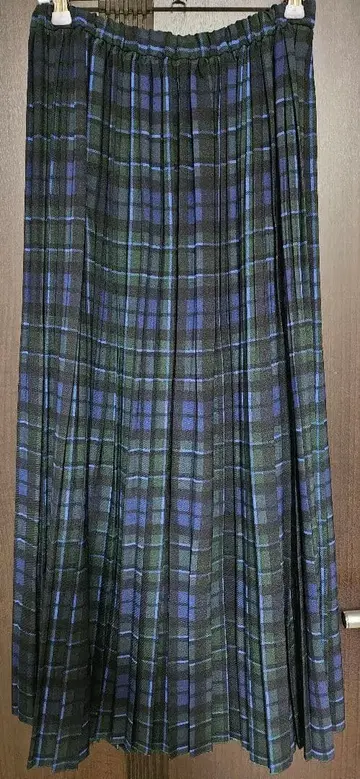 IENA 이에나 플리츠 스커트 36 체크 무늬