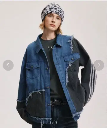 데님 패치워크 자켓 boxxx 데님 자켓