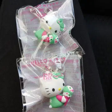 헬로키티 참 2개 서티원 아이스크림 콜라보