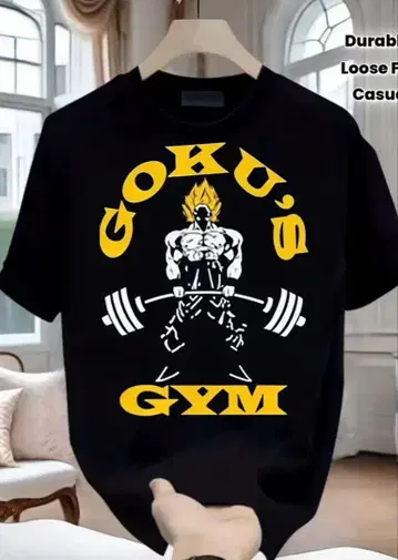 드래곤볼 헬스장 t셔츠