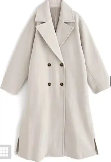 새상품 사이드 슬릿 더블 버튼 체스터 코트[ze759]