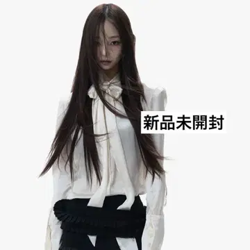 S satin bow tie blouse