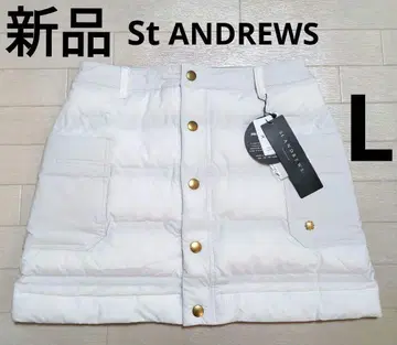 새상품 세인트 앤드류스 충전솜 스커트 L 흰색 화이트 정가 33000엔