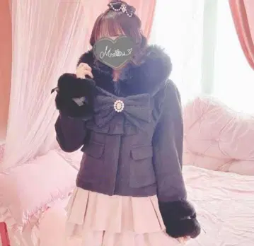 MARS 마즈 비쥬 리본 포함 숏코트 사키마루짱 콜라보