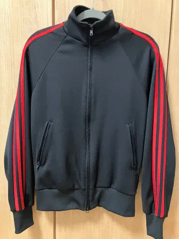 Y-3 집업 트랙 자켓 블랙/빨간색