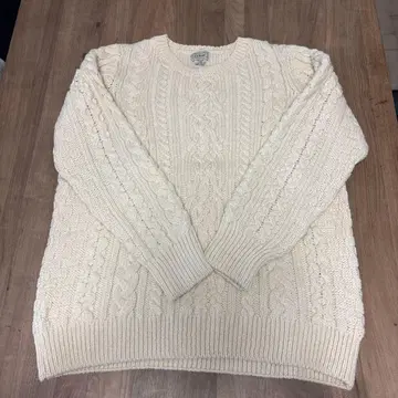 아일랜드제 L.L.Bean 케이블 니트