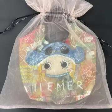 ILEMER 컬러풀 캐릭터 토트백