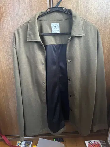 SUNDOGS 올리브 그린 버튼 셔츠