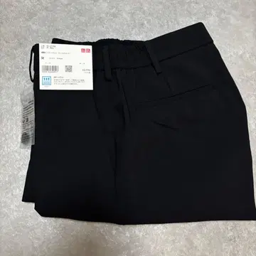 새상품 UNIQLO 유니클로 감동 이지 팬츠 울 라이크 M 네이비