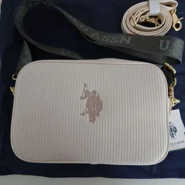 U.S. POLO ASSN. 숄더백 화이트