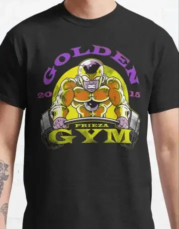 드래곤볼 헬스장 T셔츠