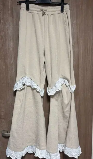 Honey mi Honey 2way 프릴 리브 니트 팬츠