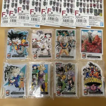 제일복권 드래곤볼 40th 그 첫 번째 F상 아크릴 스탠드 8종 세트