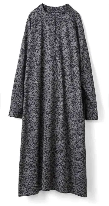 THREE FIFTY STANDARD 모노톤 플라워 프린트 원피스