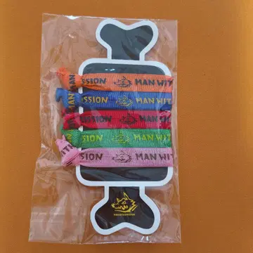 MAN WITH A MISSION 리본 리스트 밴드 5개 세트