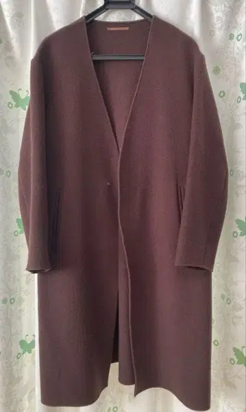 아바하우스 ABAHOUSE 남성용 브라운 롱 코트